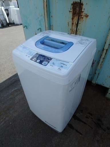 簡易清掃済み☆2012年製☆HITACHI/日立 全自動電気洗濯機 5.0kg NW-5MR -936