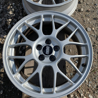 BBS STI 17”+48 7JJ 4本　RG345 裏にSTI 刻印あり　軽量鍛造ホイール