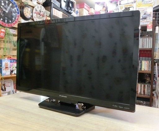 【販売終了しました。ありがとうございます。】FUNAI　24インチ　LED液晶テレビ　FL-24H1010　2019年製　中古美品　/　2019年10月購入