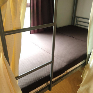 スチール製2段ベッド2