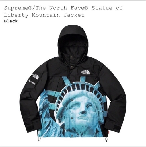 複数購入でお値引き！Supreme The North Face Statue of Liberty Mountain Jacket シュプリーム ザ ノースフェイス スターチュー オブ リバティ マウンテンジャケット