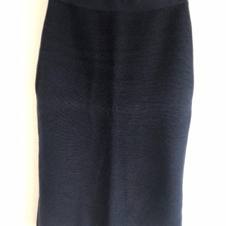 【取引完了】UNIQLO ポンチタイトスカート ネイビー Lサイズ