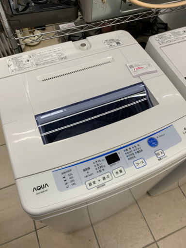 AQUA アクア AQW-S60E 2016年製 6kg 洗濯機