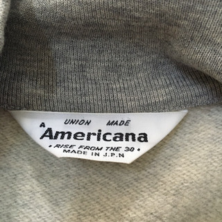 Americana アメリカーナ  スウェット ブルゾン グレー...