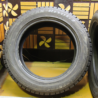  BLIZZAK REVO-GZ 225/55R17 17インチ スタッドレス 4本 2015年製 アルファード スカイライン等(11MT1460YGG)