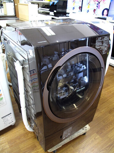 【トレファク府中店】１年保証付！2017年製TOSHIBA12kgドラム式洗濯機！