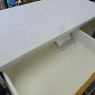 ミドルレンジボード キッチンボード 食器棚 ホワイト ライトブラウン