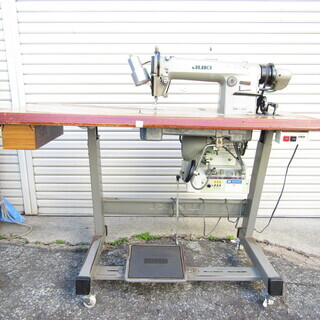 K157【業務用品】稼働品 大型ミシン ジューキ DDL-505 作業机 作業台 モーター 工業用ミシン 上下送りミシン JUKUI 格安 激安 クラフト