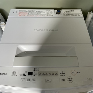 洗濯機 東芝 TOSHIBA AW-45M5(W) 2018年製 4.5kg 中古品②