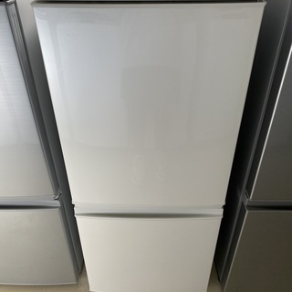 冷蔵庫 SHARP シャープ SJ-Ｄ14Ｂ-W 2016年製 2D 137L 白 中古品