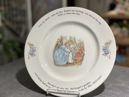 WEDGWOOD／ウェッジウッド／PETER RABBIT／丸皿／アンティーク雑貨