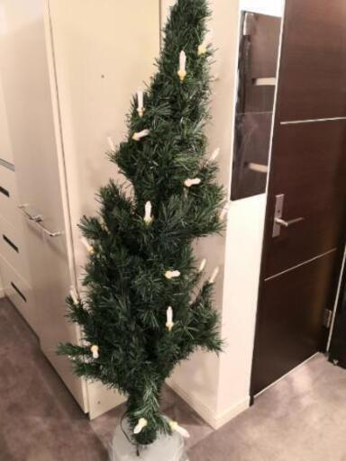 高さ180cm レッドledクリスマスツリーグリーンファイバーツリー 飾り付き あびる 加古川のインテリア雑貨 小物 置物 オブジェ の中古あげます 譲ります ジモティーで不用品の処分