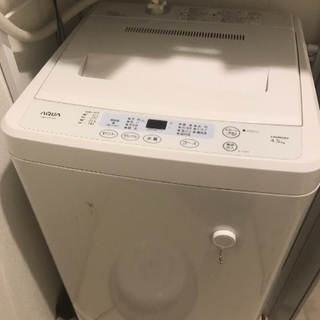 全自動洗濯機 4.5kg アクア AQW-S451 一人暮らし 単身
