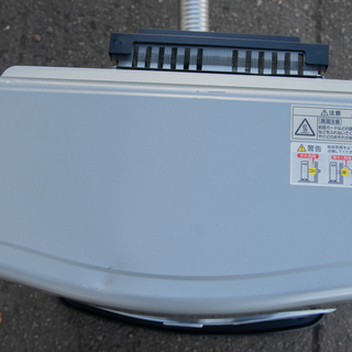 19B0415 札幌 燃焼良好 中古 サンポット カベック コンパクト FF式石油ストーブ FFR-554BL 2015年製 暖房 密閉式