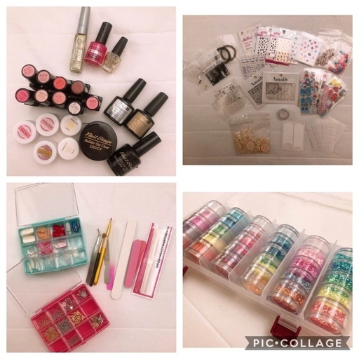 ジェル ネイル シール デコ テープ ネイルチップ セット