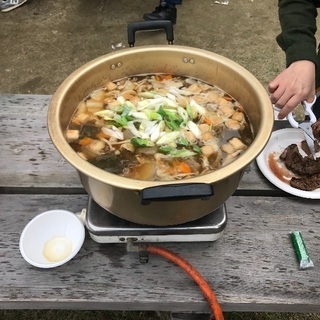 🍁本日開催🍁郡山で遊び隊芋煮会😁