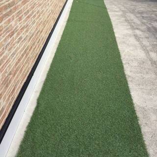 美品☆アイリス オーヤマ 防草人工芝 BP3518 幅1m 長さ8m