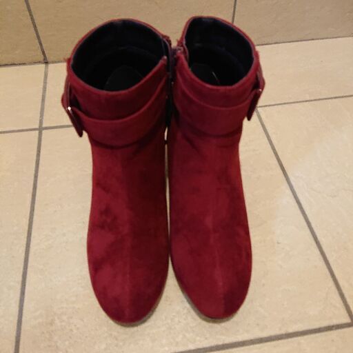 レディース ショートブーツ ワインレッド www.inversionesczhn.com