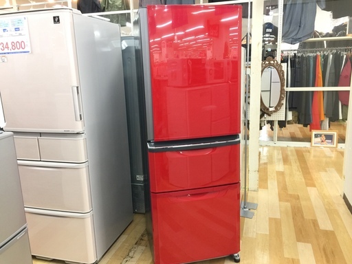 安心の6ヶ月保証付！2015年製 MITSUBISHIの3ドア冷蔵庫です【トレファク岸和田店】