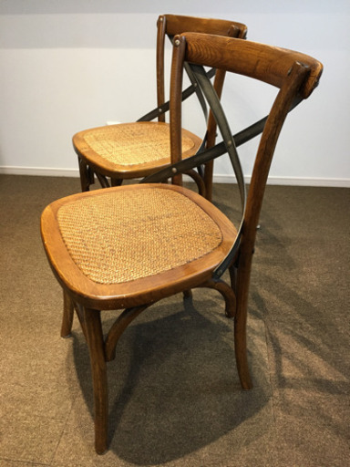 【最終値下げ】X-BACK CHAIR III ダイニングチェア2脚 定価¥35200