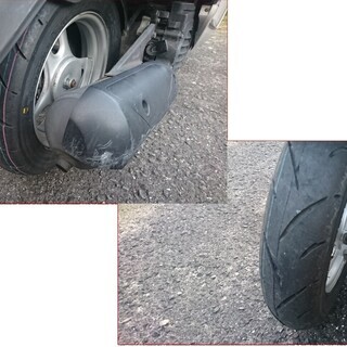 値下げしました ホンダ スクーピー AF55 4ST 50cc 原付 タイヤ新品