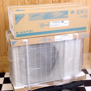 2019年製 新品/未使用 ダイキン ルームエアコン 室内機＋室外機 F40WTEP-W/