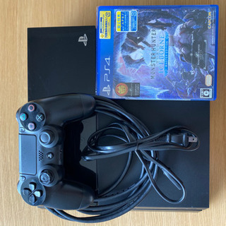 PS4初期型（500GB）とモンハンワールドアイスボーン 