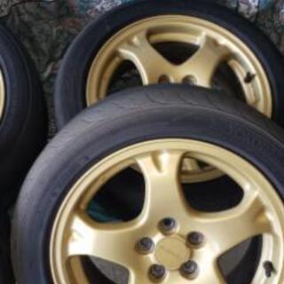 スバル純正16インチ＆BSタイヤ 4本セット スバル純正タイヤ・ホイールセット4本