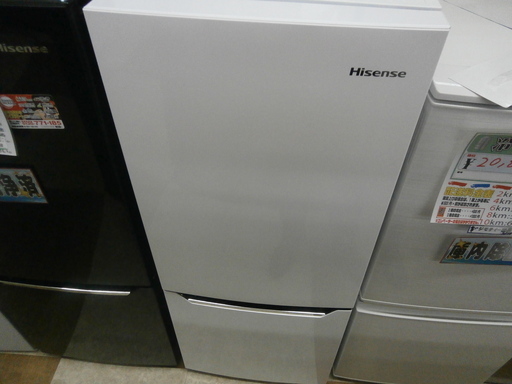 引取限定】 ハイセンス 2ドア冷凍冷蔵庫 HR-D15A 2018年製 品 【ハンズ ...