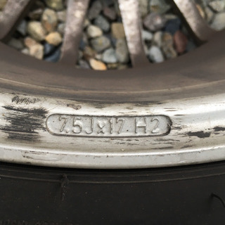 【値下げ】OZ アルミホイール17インチ　スタッドレスタイヤ付