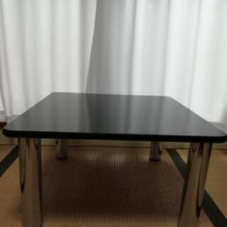 黒ローテーブル　正方形
