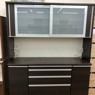 食器棚 レンジボード キッチン収納 幅168cm【松田家具】