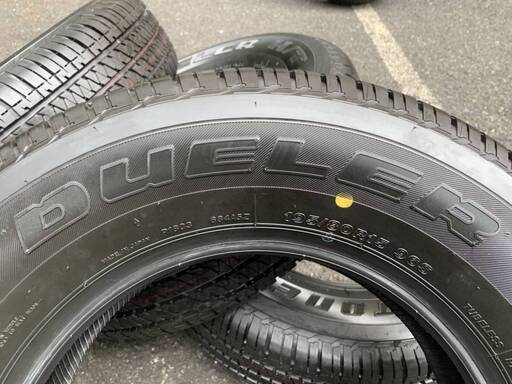 ほぼ未使用！195/80R15　4本セット　ブリヂストン　デューラー