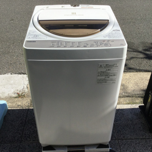 #2997 東芝 全自動洗濯機 6kg AW-6G5(W) 2017年製