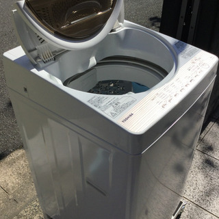 ♦️ TOSHIBA電気洗濯機【2017年式】AW-6G5 東芝】2017年製 全自動洗濯機 6.0kg【横浜鶴見店】｜2020年02月