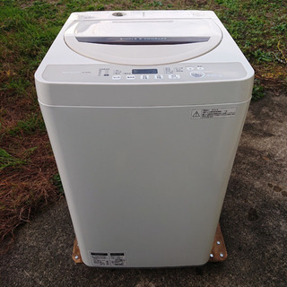 #k01 シャープ 全自動洗濯機 4.5Kg ES-GE45R-...