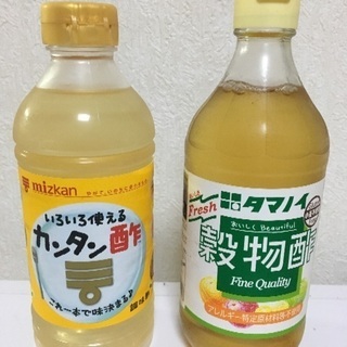 穀物酢  &   カンタン酢   