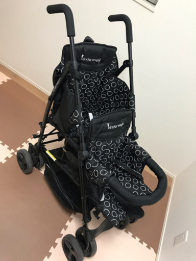 2人乗りベビーカー duoシティhop フロントガード外れるタイプ