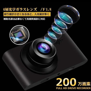 【新品】ドライブレコーダー ドラレコ 録画 カメラ SDカード 小型 車 車載