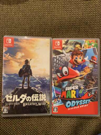 任天堂スイッチ　マリオオデッセイ　ゼルダの伝説