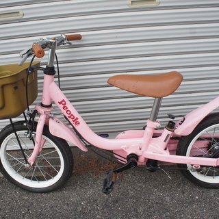 14インチ・子供用自転車！ピンクがかわいい！格安でお譲ります！