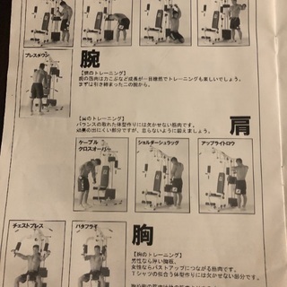 【未使用品】トレーニングマシン