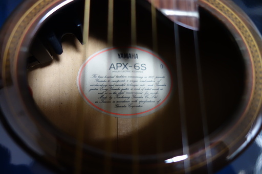 注意:手渡しのみ】YAMAHA/ヤマハ エレアコ APX-6S。アコギ。 | gasreg