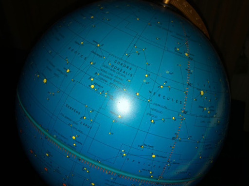 アメリカ最大の地球儀メーカー リプルーグルの天球儀 ライトで星座が浮かび上がります 天文好きな方に インテリアとしても最適