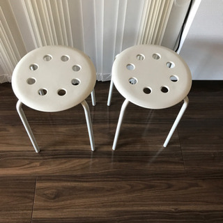 IKEA 丸椅子 イス チェア
