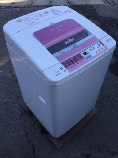 中古　2011年製　7kg  洗濯機　 　幅60.8　　奥行59　　高さ100　 （ｃｍ）　HITACHI  日立　全自動洗濯機　7.0ｋｇ　洗濯機