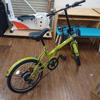 20インチ折り畳み自転車 6段変速機 パンクしにくい自転車