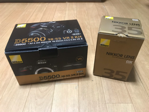 Nikon D5500 18-55mmVR-II KIT  カメラバック付き 22620円