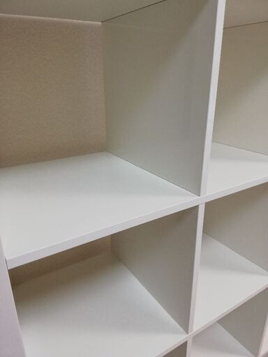 Ikea製正方形シェルフ白色 セキ 西院の収納家具 棚 シェルフ の中古あげます 譲ります ジモティーで不用品の処分