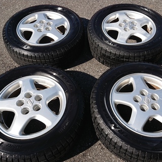 スタッドレスタイヤ・ホイール4本セット エクストレイル・エルグランドなどに　215/65R16 5穴 日産純正アルミ＋トーヨーウィンタートランパスMK4α 2016年 スタッドレスタイヤ・ホイール4本セット エクストレイル・エルグランド